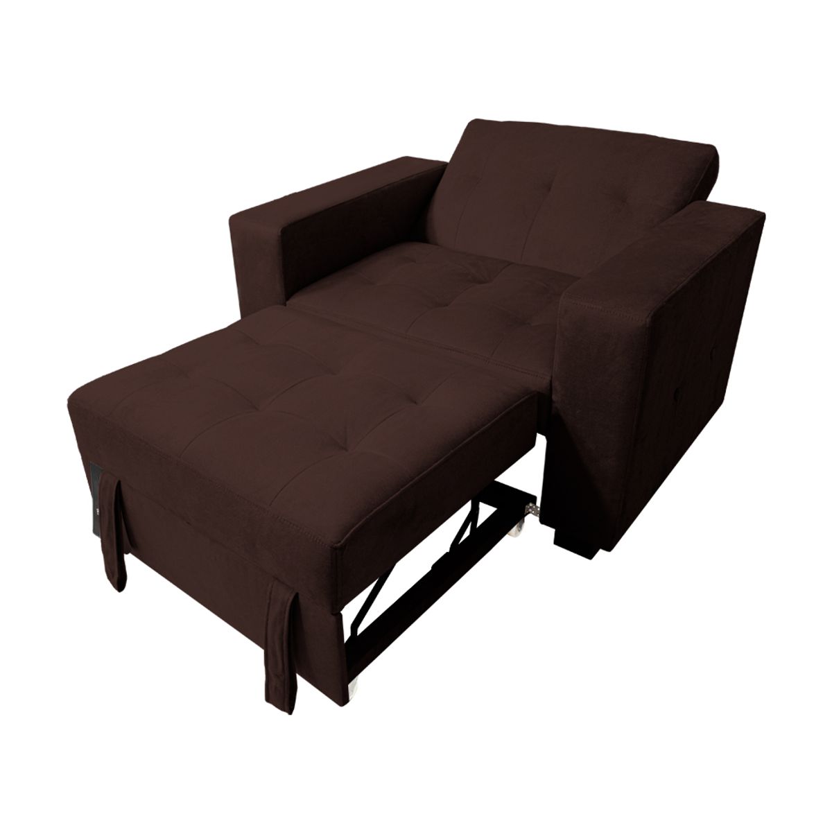 BARAKA HOME - Sofá Cama Madison 1 Plz - Chocolate