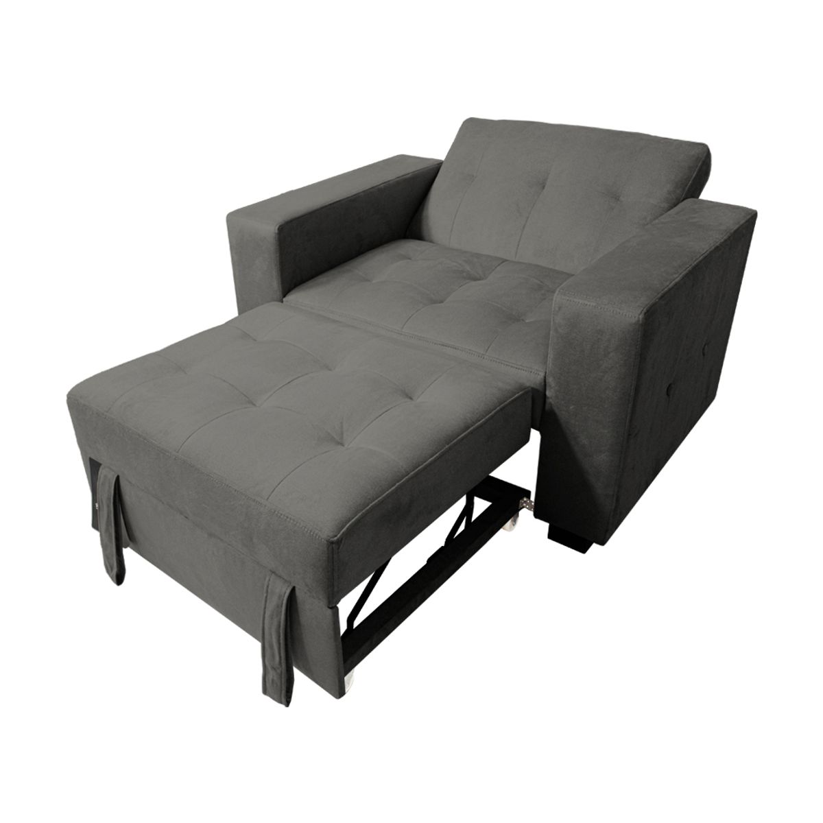 BARAKA HOME - Sofa Cama Madison 1 Plz - Gris Oscuro