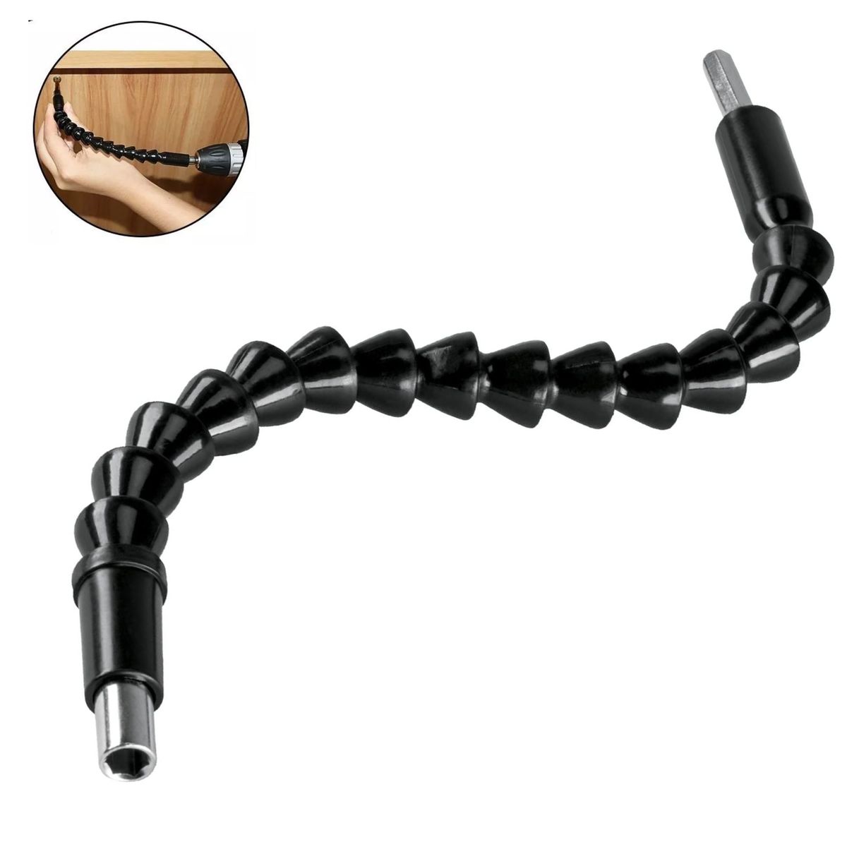 TRUPER - Extensión magnética flexible articulado para atornillar Pretul