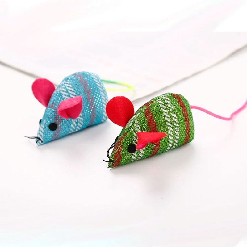 CAT OH - Ratónes Multicolor para Gatos - Celeste