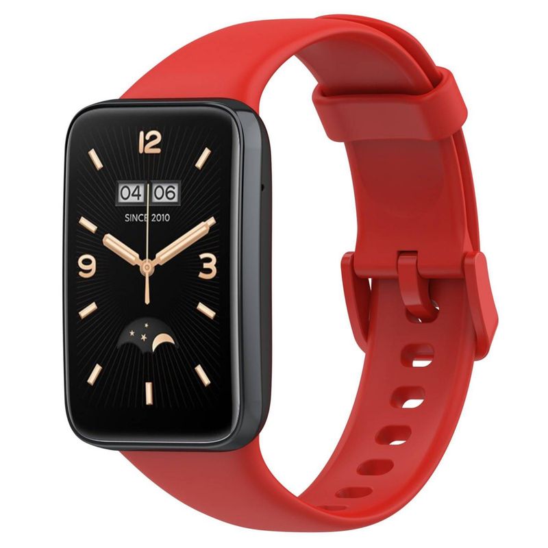 GENERICO - Correa Silicona para XIAOMI MI BAND 7 PRO - Rojo