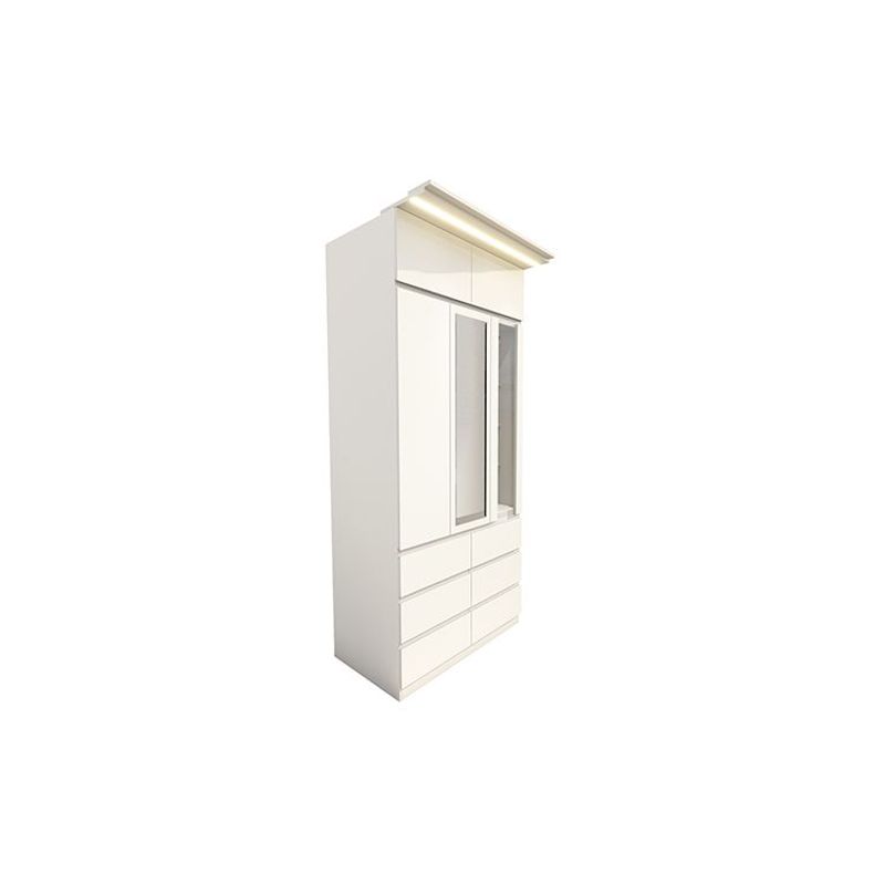 BARAKA HOME - Ropero de 3 Cuerpos Eschen - Blanco