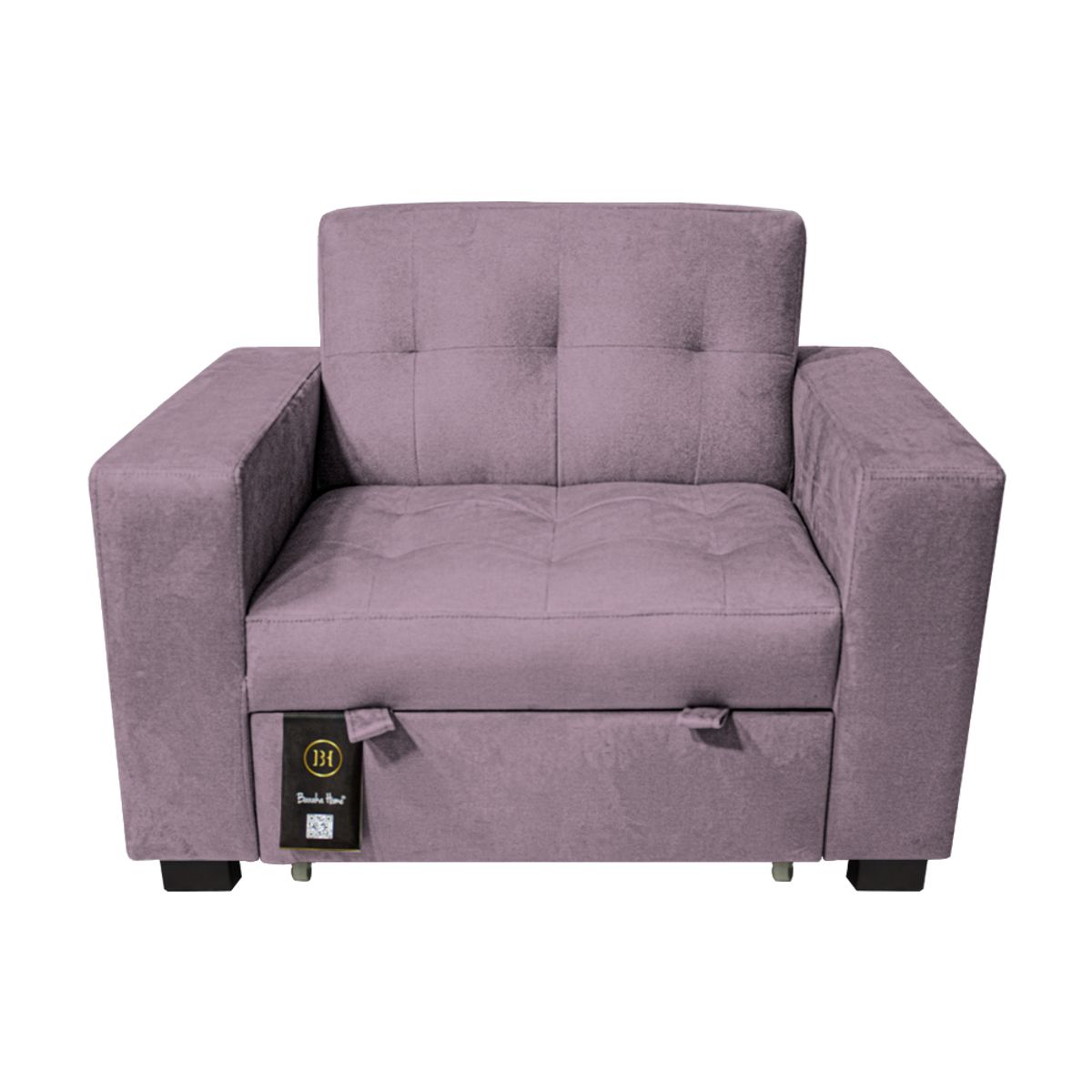 BARAKA HOME - Sofa Cama Madison 1 Plz - Lila