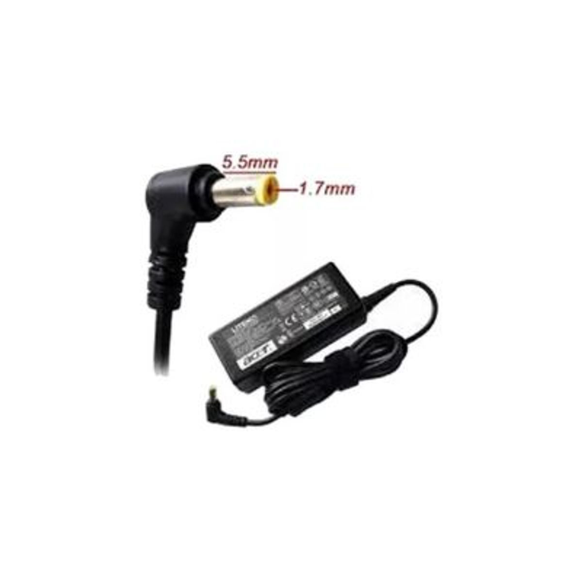 ACER - Cargador Para Laptop Acer Aspire De 19v 342a Punta Amarilla Cable De Regalo