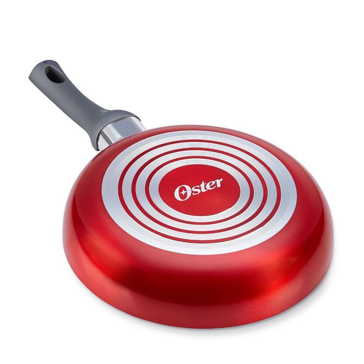 OSTER - Sartén Oster Antiadherente 33L con Tapa HERSCHER Rojo