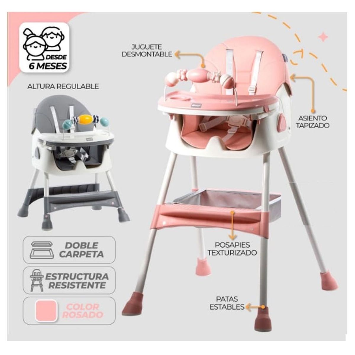 GENERICO - Silla Comedor para Bebes Dali Ebaby