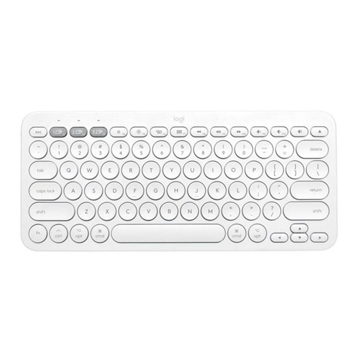 LOGITECH - Teclado Logitech K380 Blanco Español - Conecta hasta 3 Dispositivos