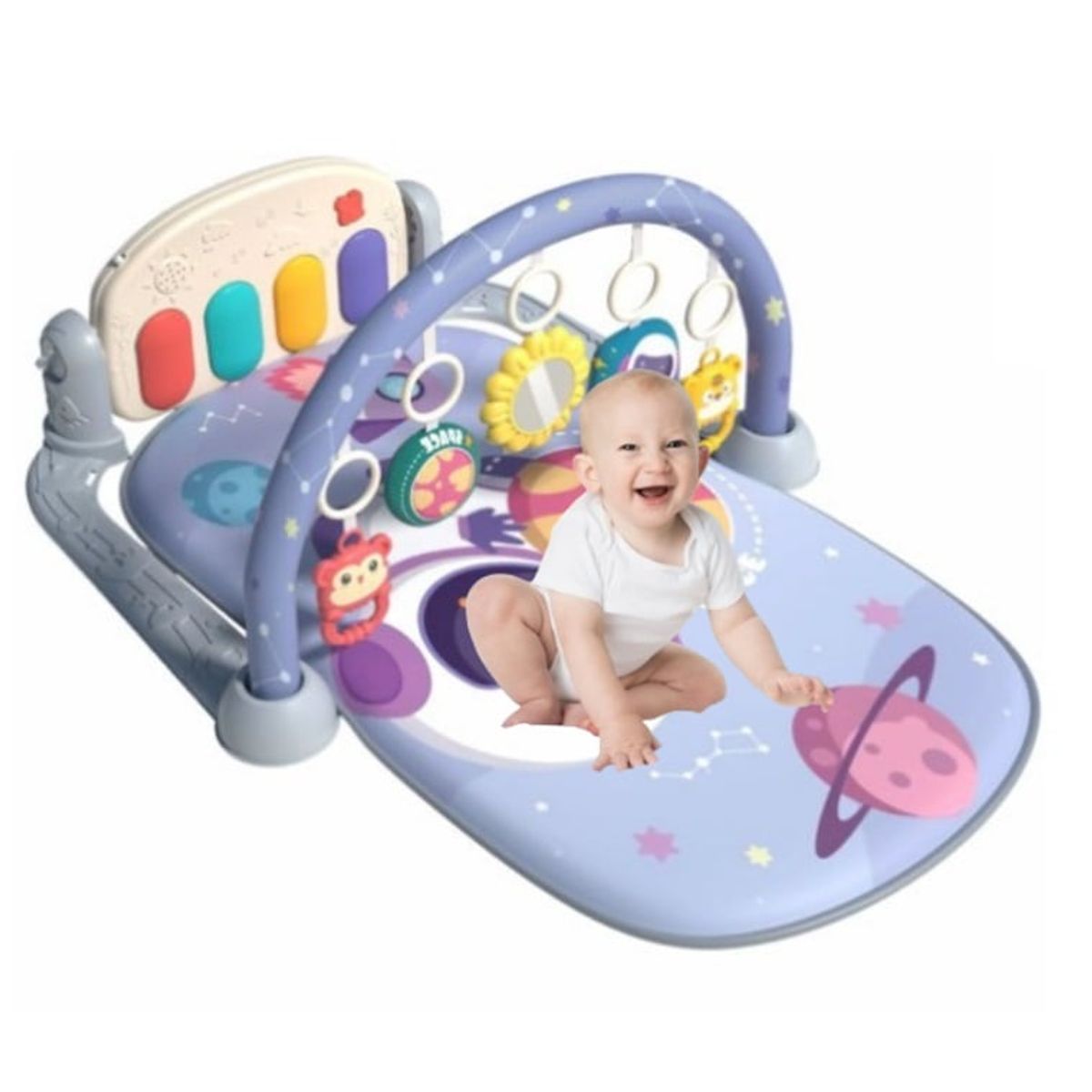 GENERICO - GIMNASIO MULTIFUNCIONAL-DIDACTICO MUSICAL PARA BEBE 3 EN 1