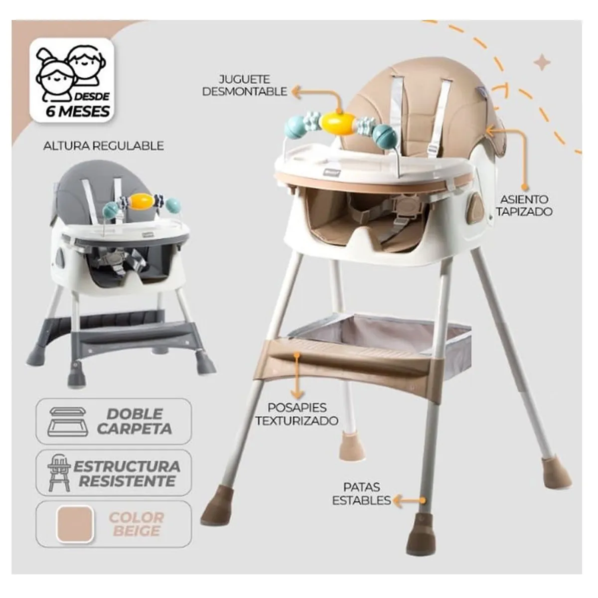 GENERICO - Silla Comedor para Bebes Dali Ebaby