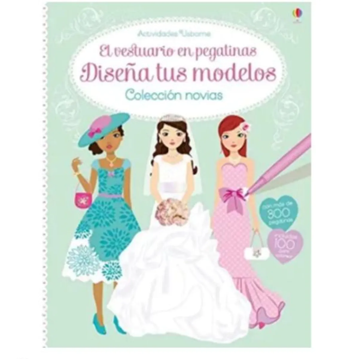 GENERICO - Libro Infantil Vestuario en Pegatinas - Novias