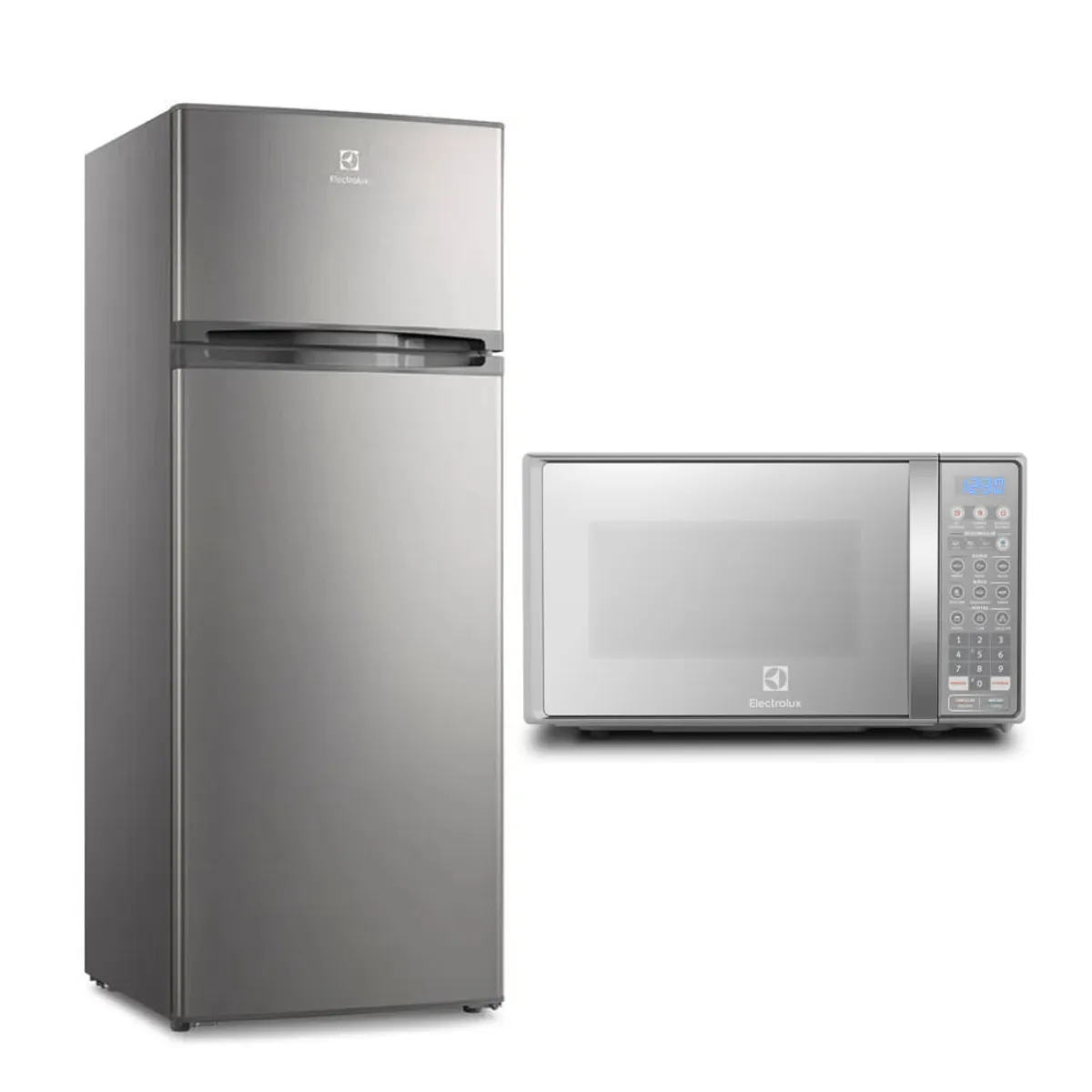 ELECTROLUX - Combo Refrigeradora Top Mount Frost 205LERTY20G2HVI  Microondas 20LEMDO20S2GSRUGElectrolux