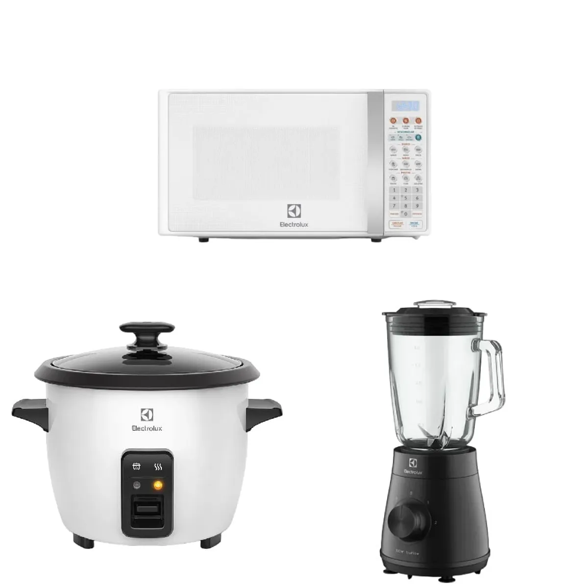 ELECTROLUX - ComboMicroondasEMDO17S2GSRUW+OllaRCB50+LicuadoraEBS20Electrolux