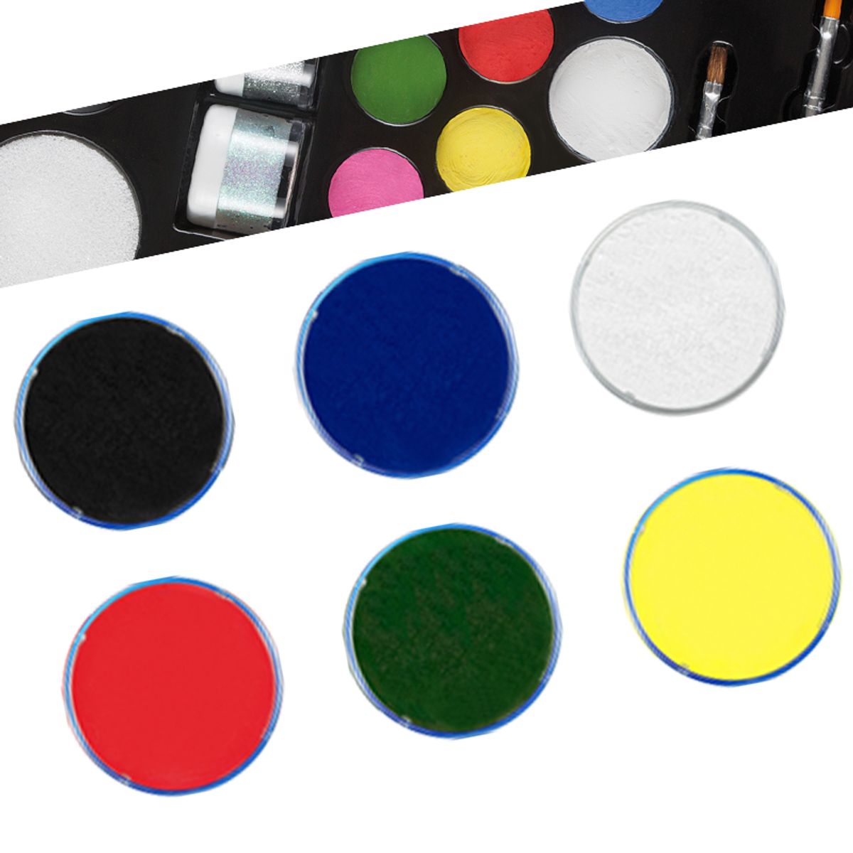 MASK COLORS - Caritas Pintadas maquillaje Set x 6 unds