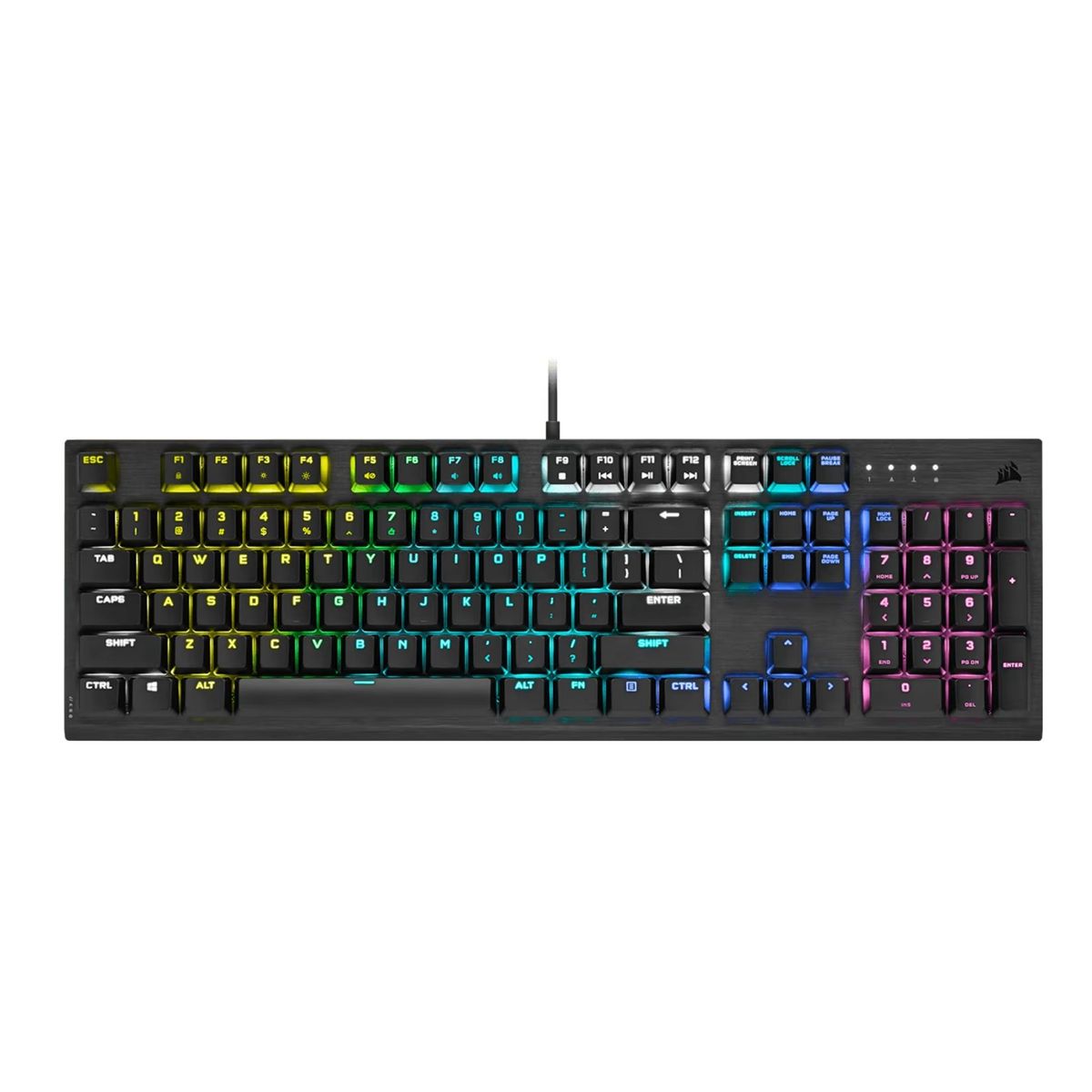 CORSAIR - Teclado CORSAIR K60 RGB PRO LOW PROFILE - CHERRY MX Low Profile Speed