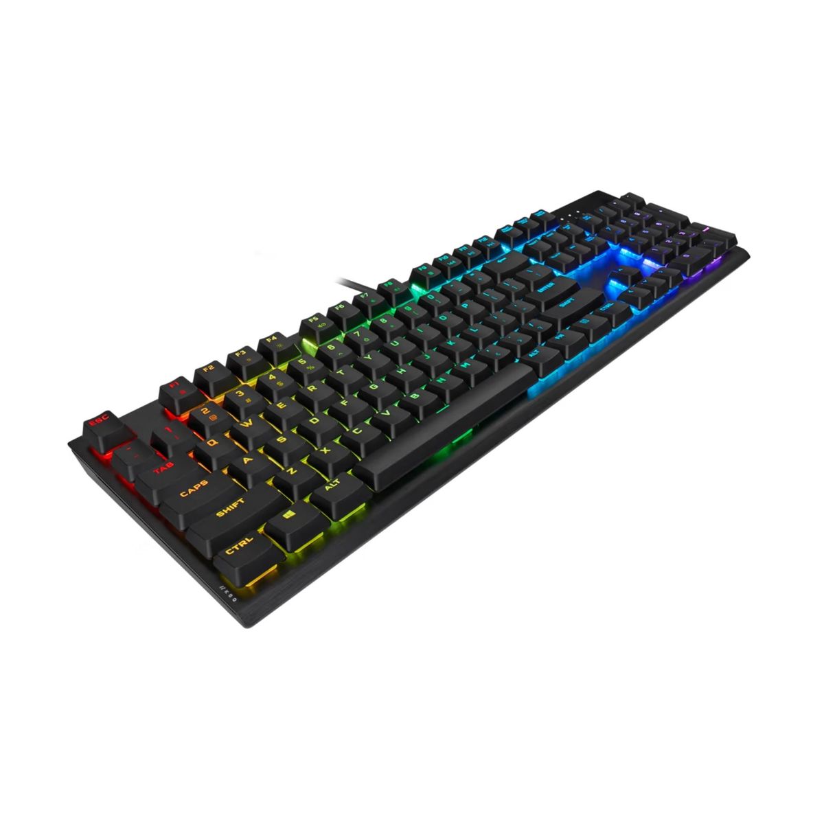 CORSAIR - Teclado CORSAIR K60 RGB PRO LOW PROFILE - CHERRY MX Low Profile Speed