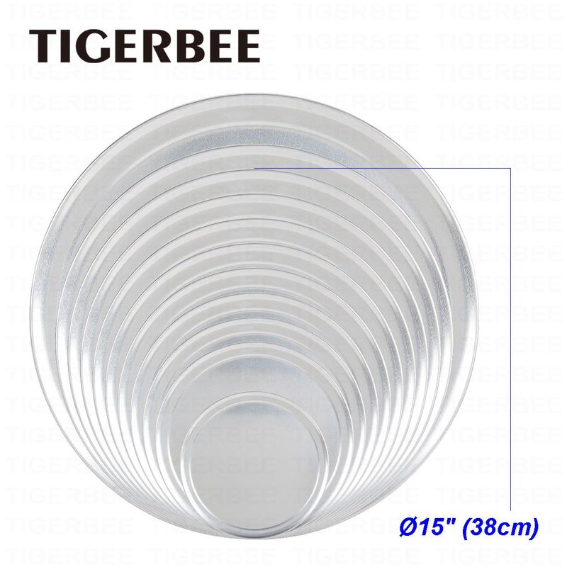 TIGERBEE - BANDEJA DE ALUMINIO PARA PIZZA DE 38CM