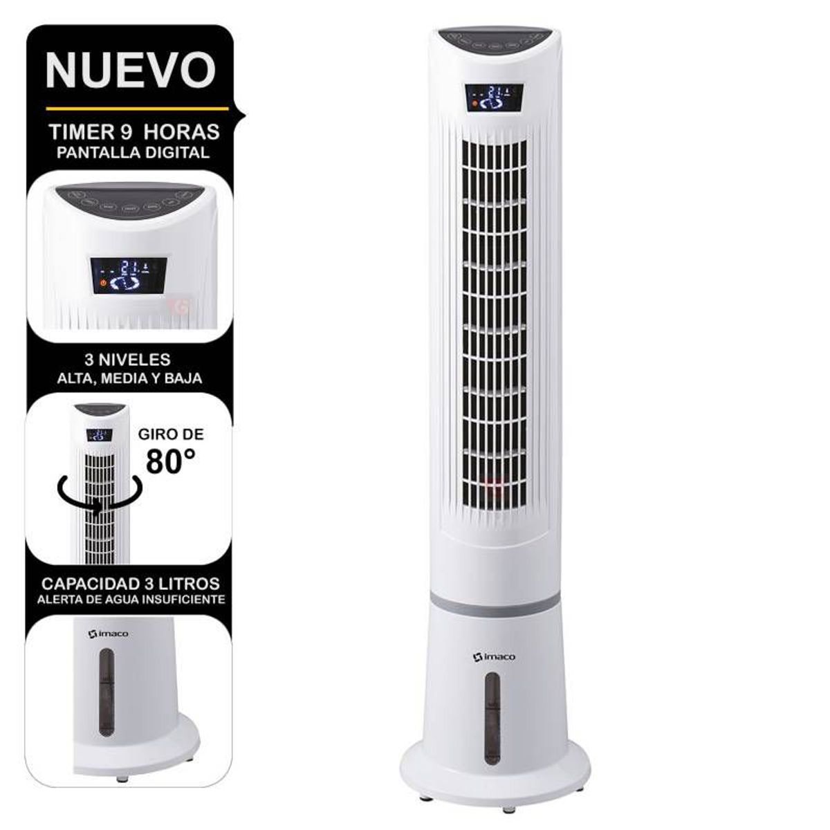 IMACO - Enfriador de Aire Digital IYS5535 58W