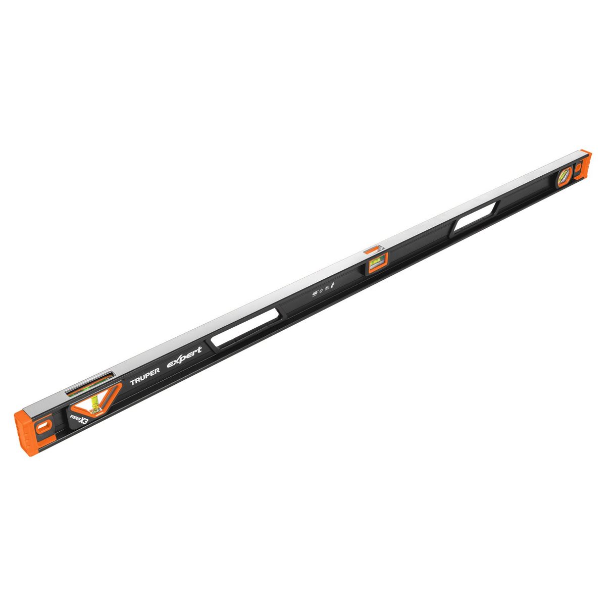 TRUPER - Nivel de mano de aluminio magnético 48 Truper Expert