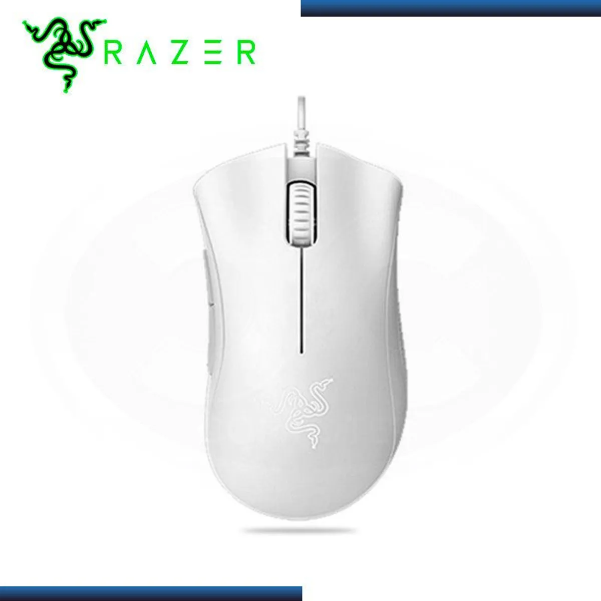 RAZER - MOUSE RAZER DEATHADDER ESSENTIAL 6400 DPI SWITCH MECHANICAL WHITE