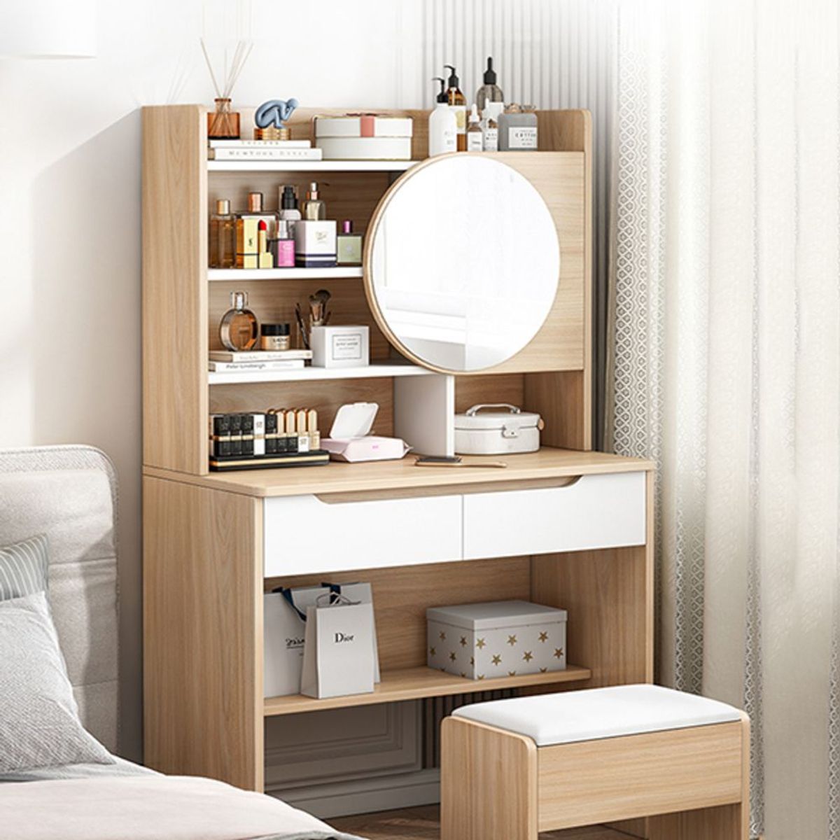 TU MESITA - Tocador Vintage Moderno Meli 80cm TU MESITA