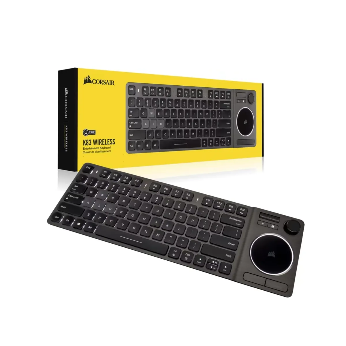 CORSAIR - Teclado de Entretenimiento Corsair K83 Wireless