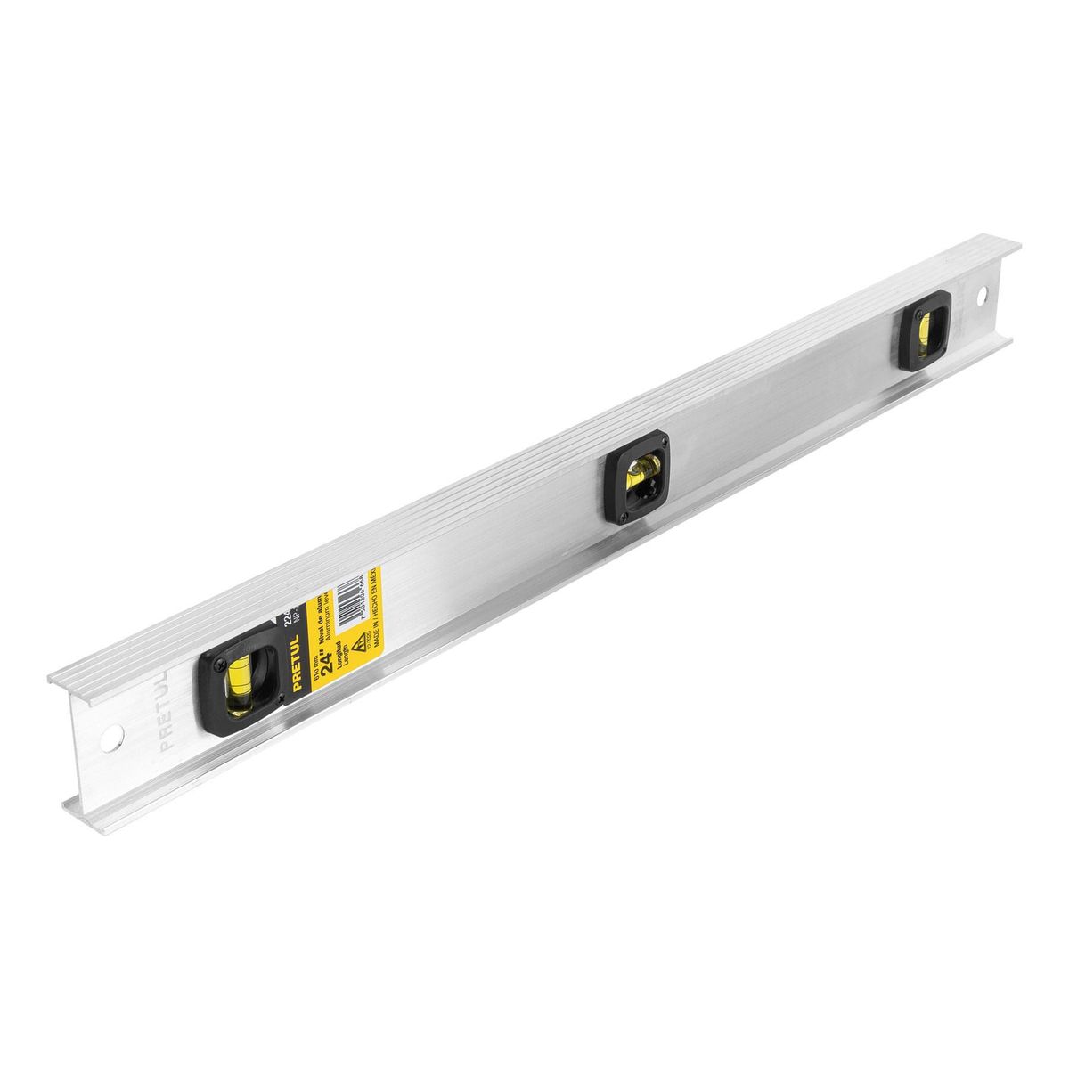 PRETUL - Nivel de mano de aluminio 24 Pretul