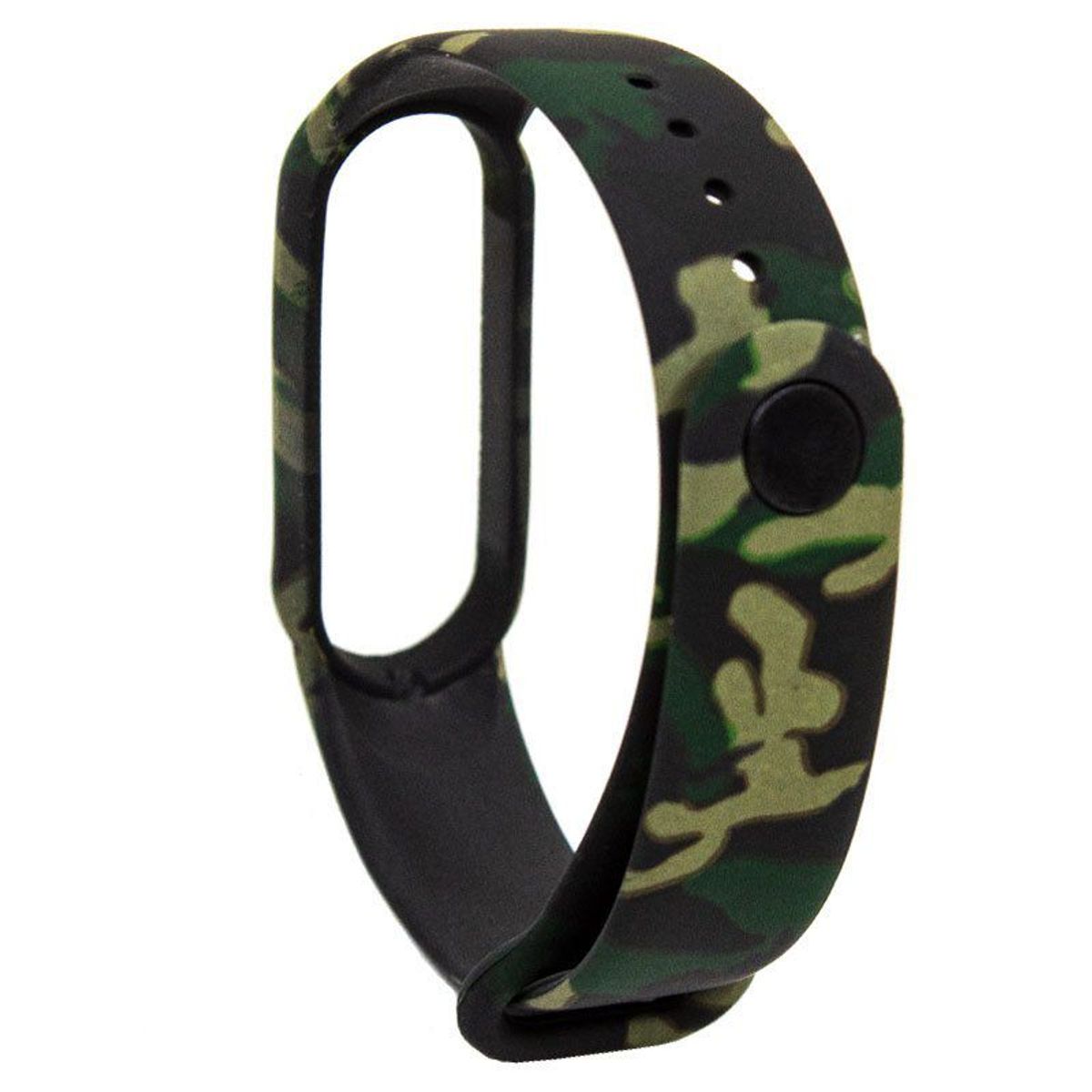 GENERICO - Correa De Silicona Camuflada Para Mi Band 6 - Verde