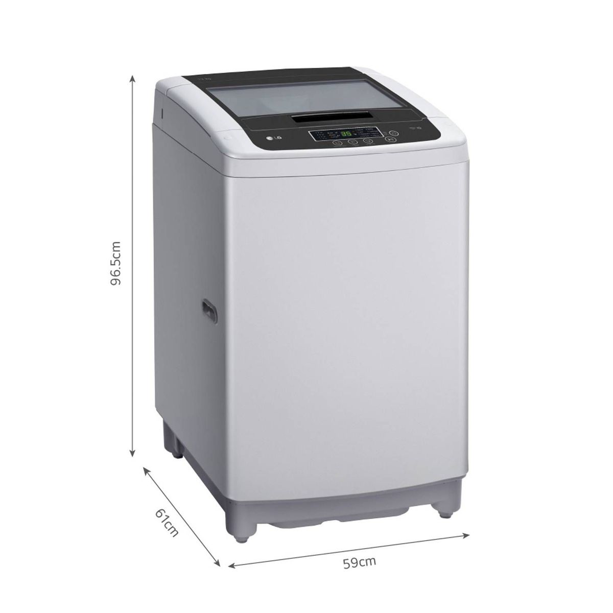 LG - Lavadora LG 13 KG Smart Motion WT13DPBK Gris.