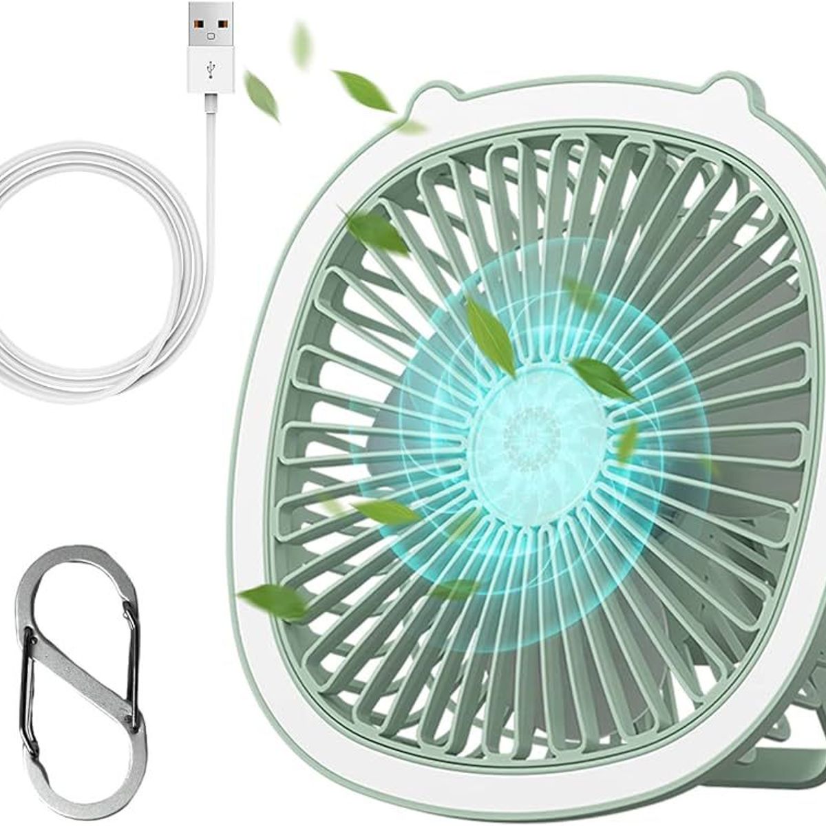 GENERICO - Lámpara de mesa y ventilador