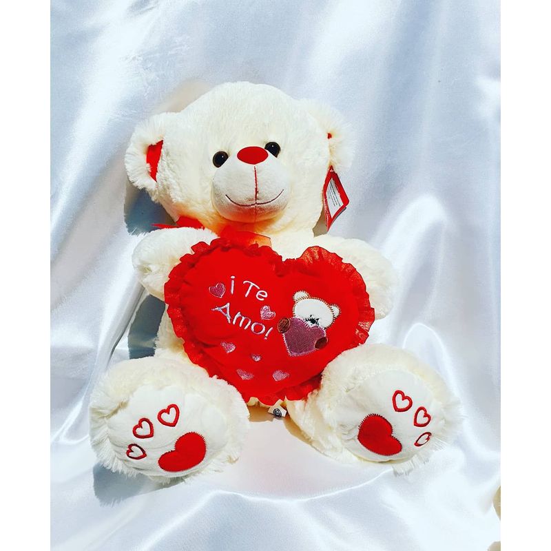 GENERICO - OSO DE PELUCHE CON CORAZON DE 30CM