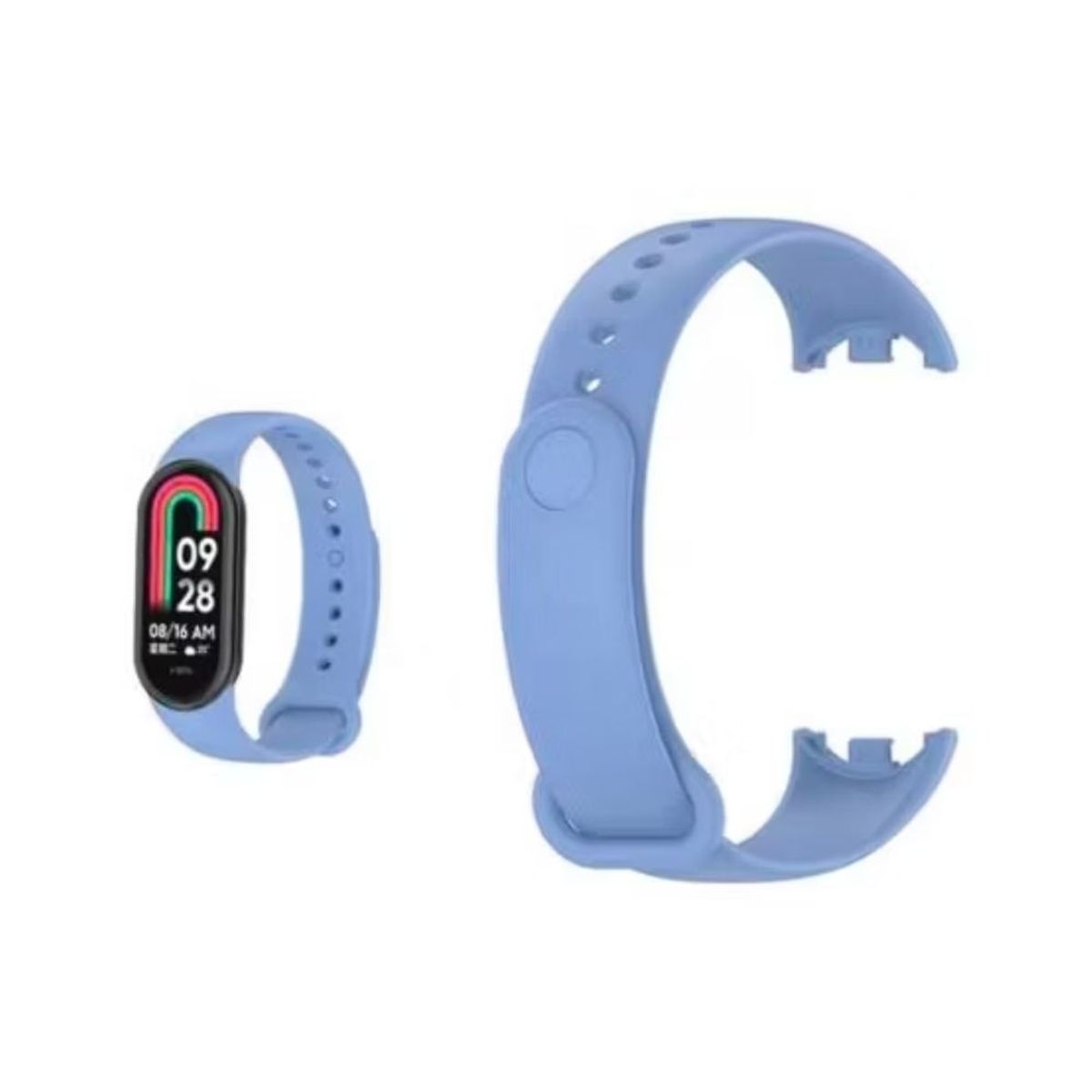 GENERICO - Correa de Silicona para Xiaomi Mi Band 8 Blue