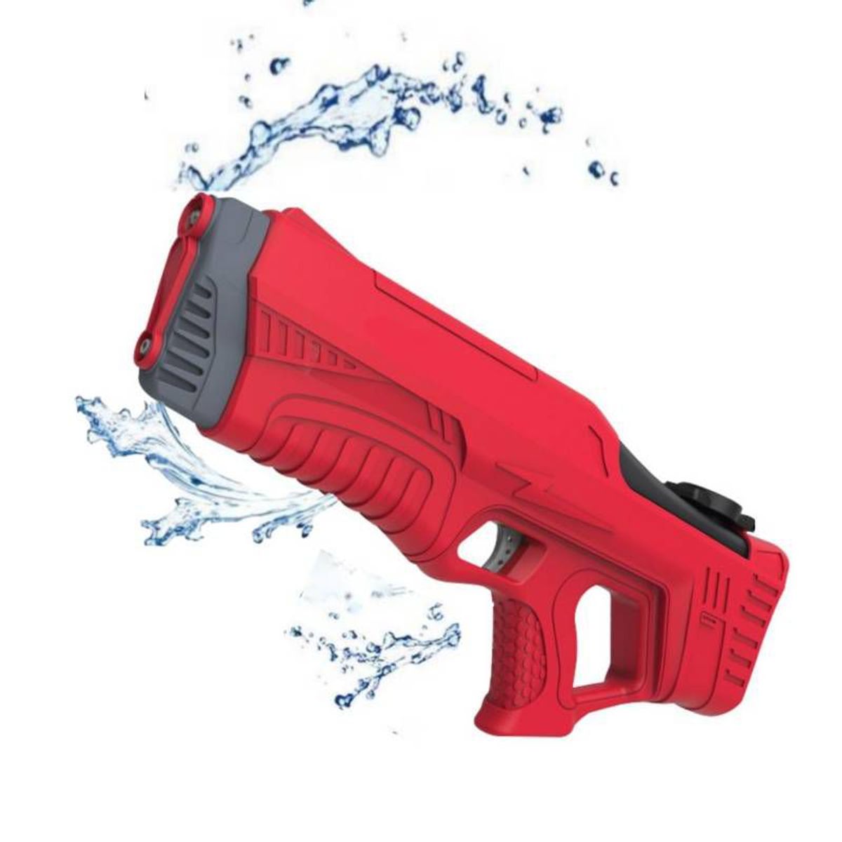 GENERICO - Pistola de Agua Electrica Automatica Recargable Rojo