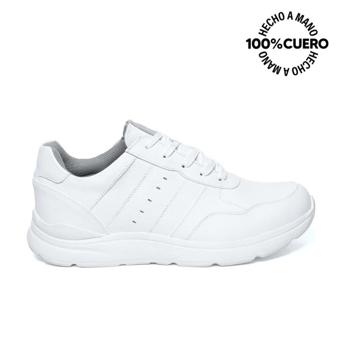 VIALE - Zapatilla Escolar Casual JOSE-017 Blanco Viale Homme