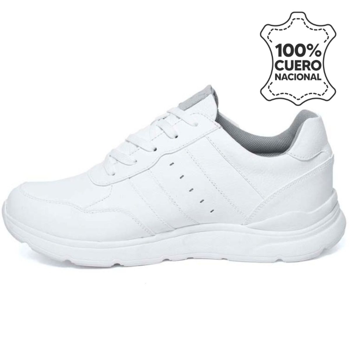 VIALE - Zapatilla Escolar Casual JOSE-017 Blanco Viale Homme