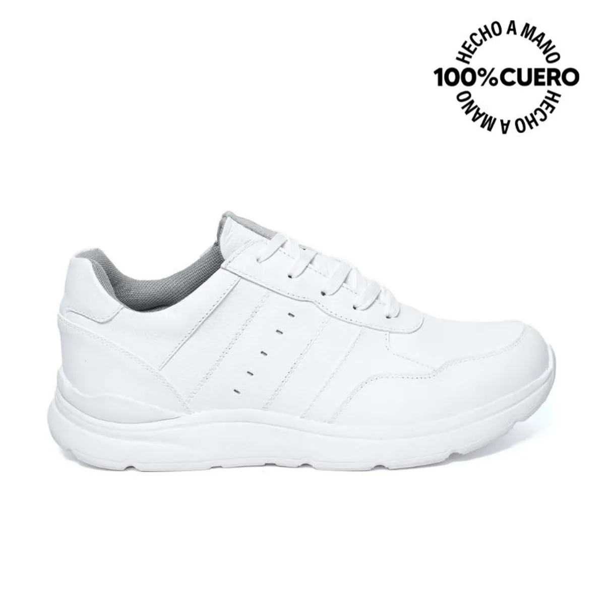 VIALE - Zapatilla Escolar Casual JOSE-017 Blanco Viale Homme