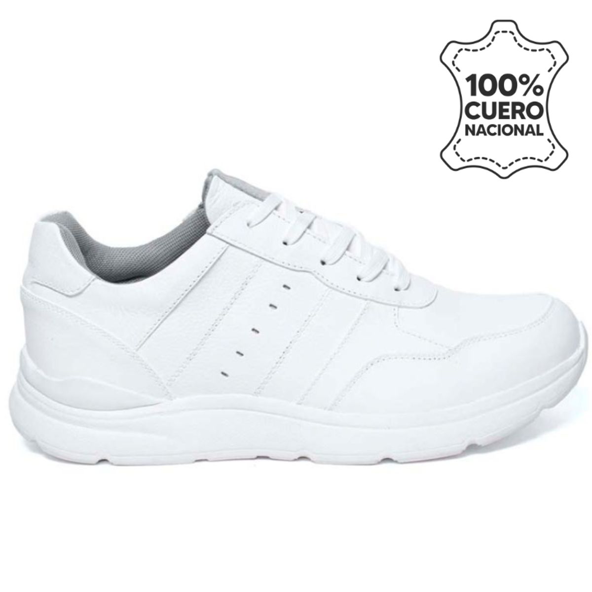 VIALE - Zapatilla Escolar Casual JOSE-017 Blanco Viale Homme