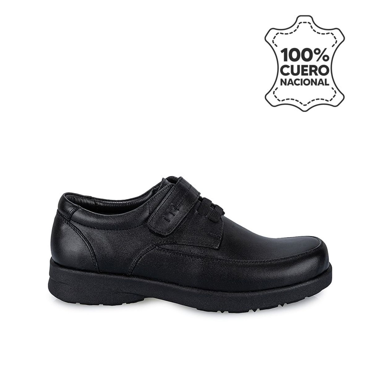 RABBIT - Zapato Escolar Casual PEPE-010 T Negro Rabbit Cuero