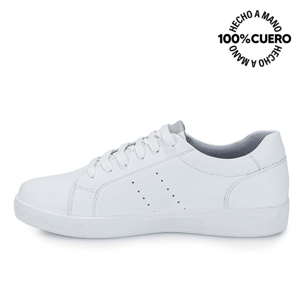 RABBIT - Zapatilla Escolar Unisex Casual ANGEL-081 Blanco Rabbit Cuero