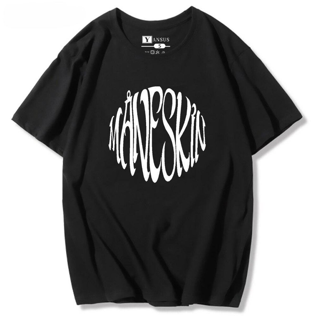 YANSUS - Polo Hombre Yansus Oversize Estampado Maneskin