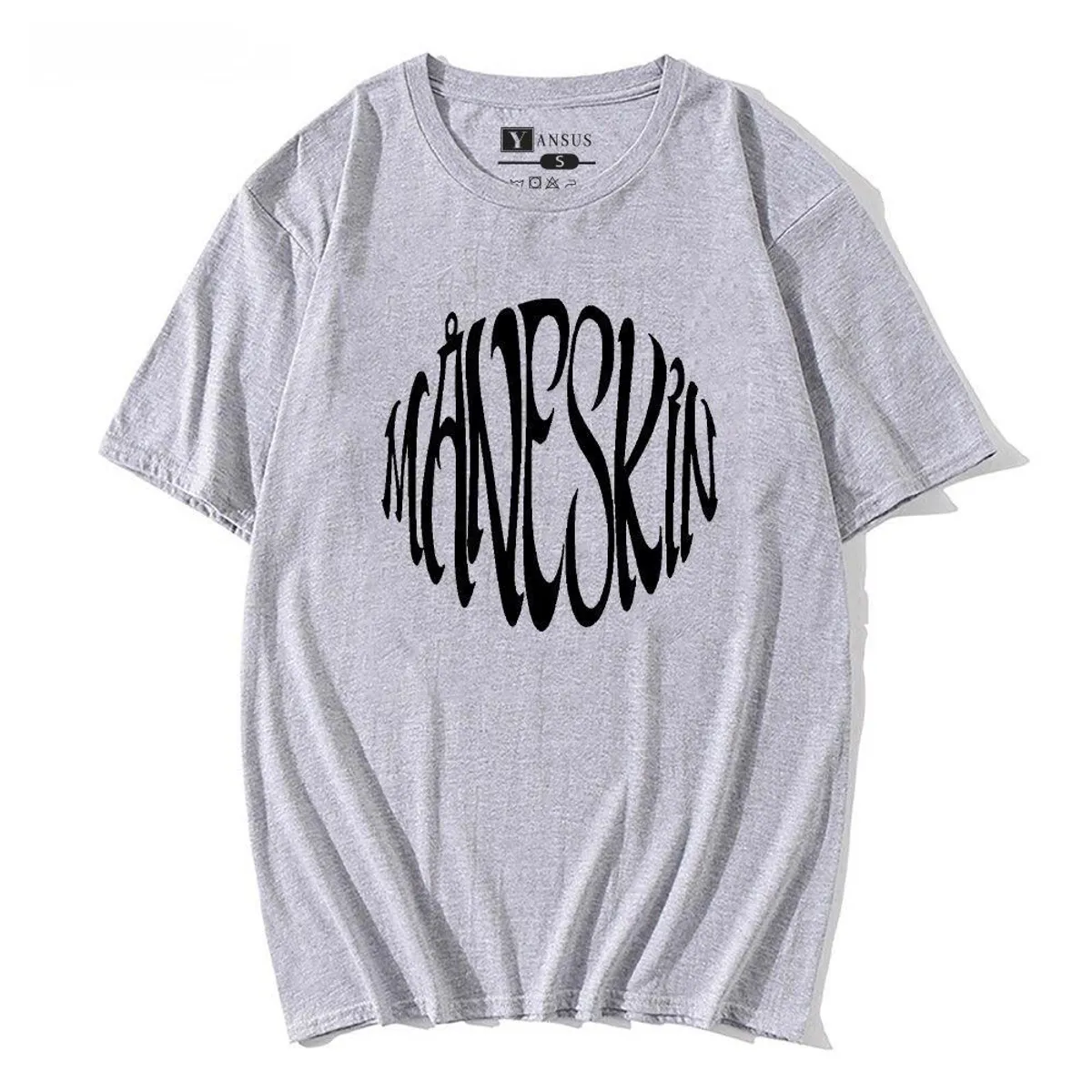 YANSUS - Polo Hombre Yansus Oversize Estampado Maneskin