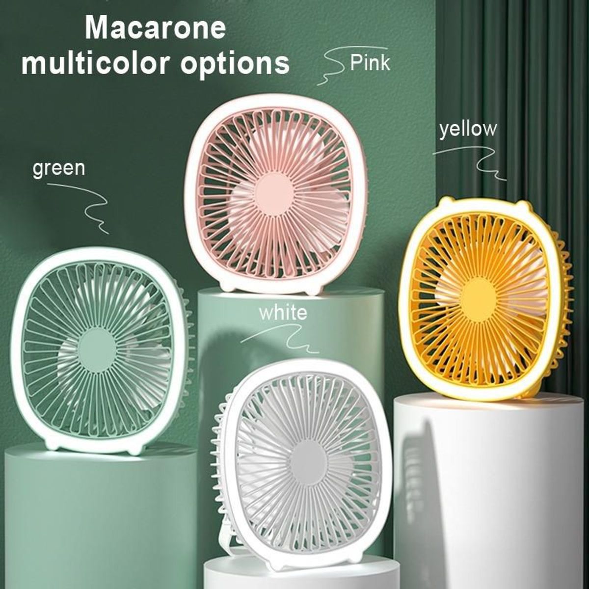 GENERICO - Lámpara de mesa y ventilador