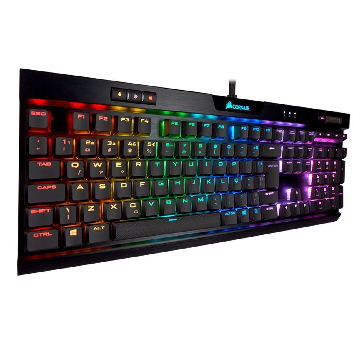 CORSAIR - Teclado mecánico para juegos Corsair K70 RGB MK2