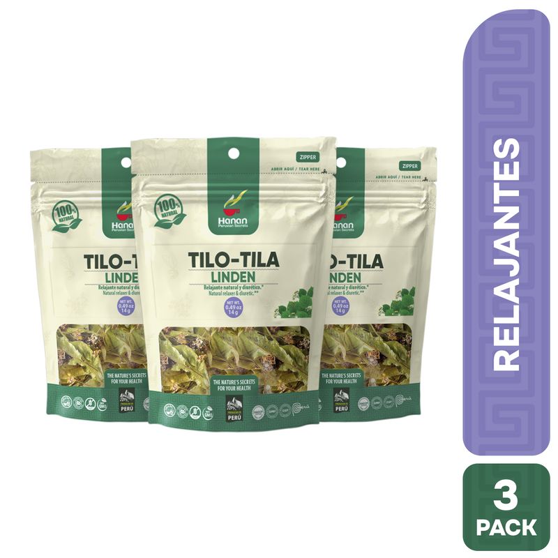 HANAN PERUVIAN SECRETS - Tilo Infusión Hanan Tripack 14g