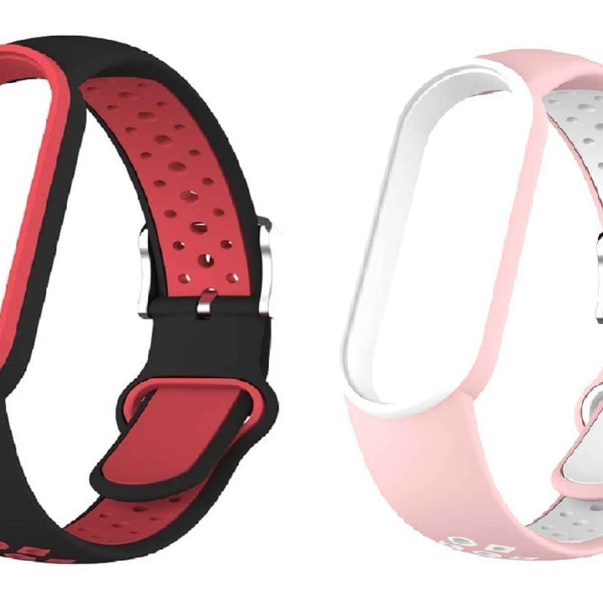 GENERICO - Correa Silicona con hebilla x 2 + cargador Xiaomi Mi Band 4