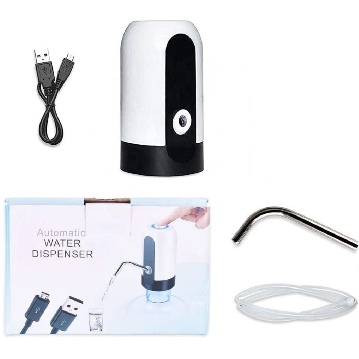 GENERICO - Dispensador de Agua para Bidón con Cable USB