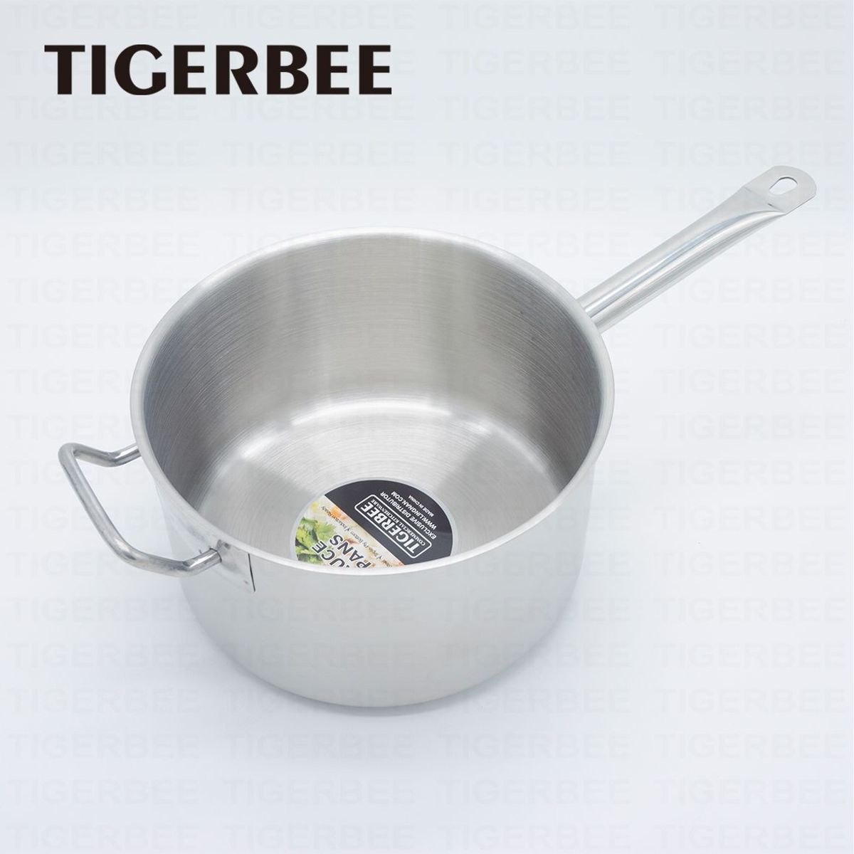 TIGERBEE - CACEROLA DE ACERO INOXIDABLE DE 26 CM