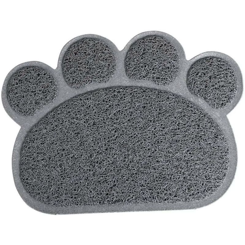 GENERICO - Salida de Arenero con Forma de Huella 30×40 - Gris