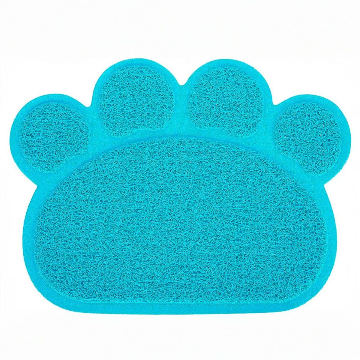 CAT OH - Salida de Arenero con Forma de Huella 30×40 - CELESTE