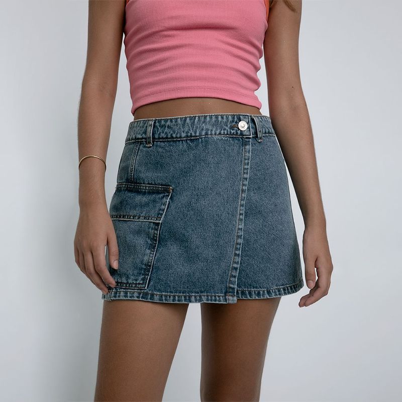 DESIRE - Short Falda Cargo Desire Para Mujer