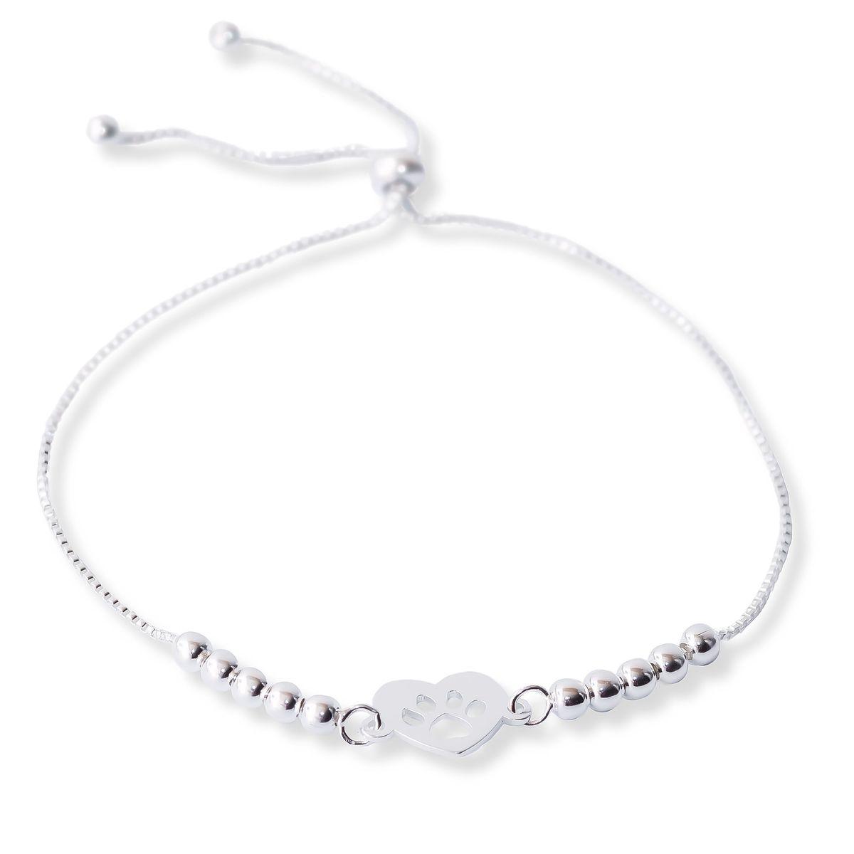 AMBAR JOYERIA - Pulseras de Plata Puppy Regulable Silver